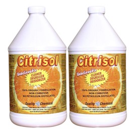 Quality Chemical Citrisol Amazing All-Natural Heavy Duty Degreaser & Cleaner with the power and smell of Citrus-2 gallon case