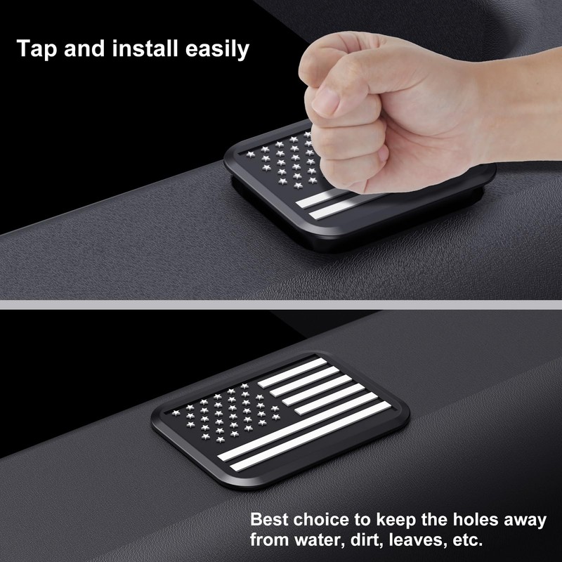 EGOVO Bed Rail Stake Pocket Covers Compatible with 2019-2026 Dodge