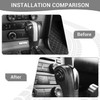 PDKLIN for Mustang Gear Shift Knob Trim Cover Compatible with