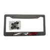 1PC Carbon Fiber ZR2 License Plate Frame Tag Cover Holder