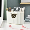 Makeup Brush Storage Box Large Capacity Orderly Storage Plastic Desktop
