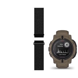 LuxuryJOY Sport Mesh Strap compatible with Garmin Instinct 2 (Solar/Standard/Camo/Tactical/Surf/Dezl) Smartwatch Replacement Bands Quick Release Wristband - 10#, Large