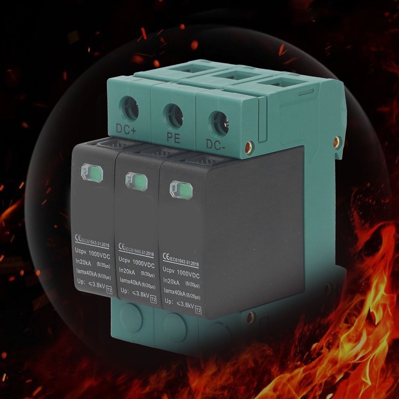 Surge Protective Device 1000V DC 20‑40KA 3P PC Photovoltaic PV