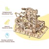 ROKR 3D Wooden Puzzles Marble Run Mechanical Model Kit for
