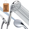 Shower Head with Handheld - All Metal Showerhead Holder and
