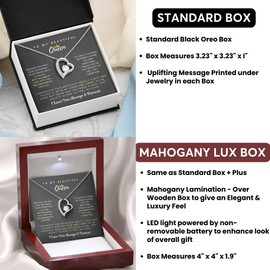 Momavo Jewelry To My Beautiful Queen, Falling In Love With You Was Beyond My Control , To my Wife , To my Soulmate, Gifts For Wife Romantic, To My Smoking Hot Wife Necklace, Necklace For Wife From Husband, Valentines Birthday Gift (Luxury Box w/ LED LIGH