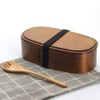 YFWOOD Japanese Bento Box, Lunch Boxes, Japanese Double Layer Natural