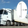 Hicarer Cam Bar Lock Enclosed Trailer Door Latch, Zinc Plated,