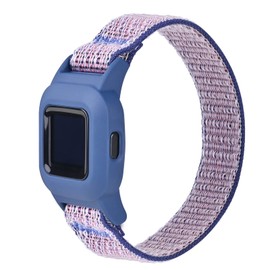 Sport Mesh Nylon Straps Compatible with Garmin vivofit jr 3 Fitness Tracker Accessory Watchband (Midnight Blue)