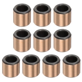 sourcing map Sleeve Bearings 3mm Bore x 5mm OD x 5mm Length Plain Bearings Wrapped Oilless Bushings for Sliding Parts of Machinery, 10pcs