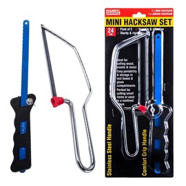 2pcs Hacksaw Mini Stainless Steel Set 24cm Mini Hacksaw Junior Hacksaw