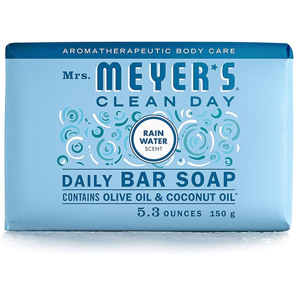 Mrs. Meyer’s Clean Day Bar Soap, RainWater Scent, 5.3 Ounce