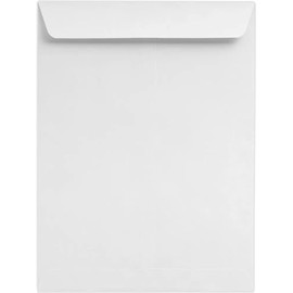 LUXPaper 9 x 12 Open End Envelopes | Bright White | 24lb. Text | 250 Qty