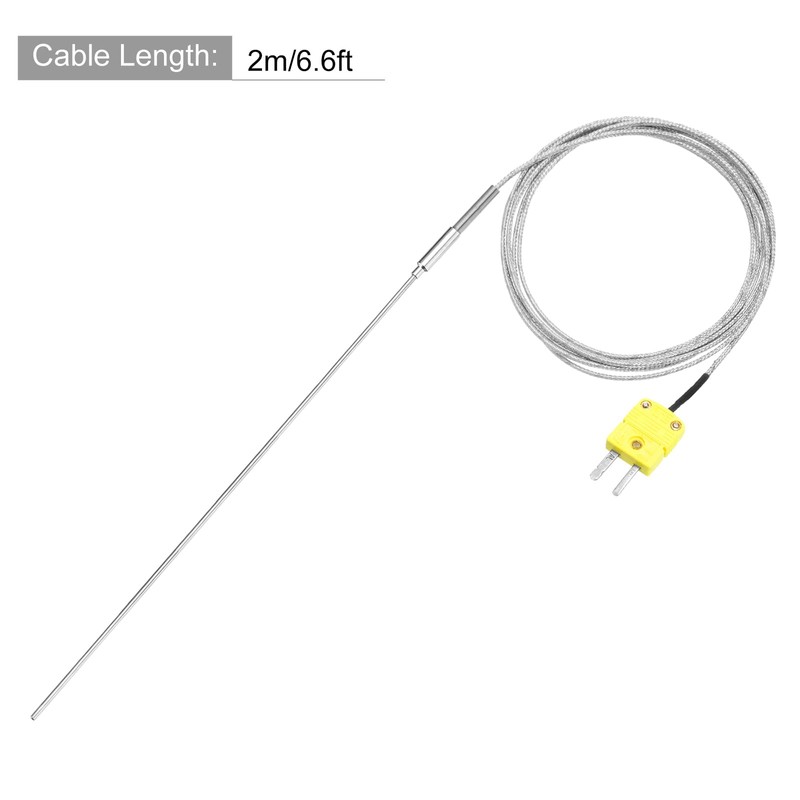 sourcing map K Type Thermocouple with Plug, Meter Temperature Sensor