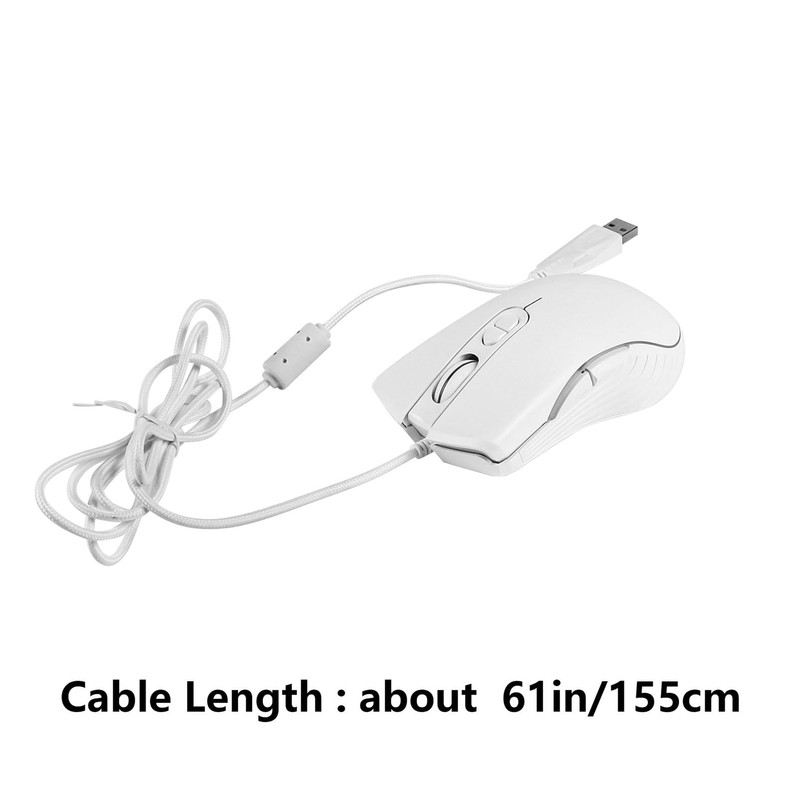 Wired Gaming Mouse, RGB Gaming Mice Ergonomic LED Backlit USB