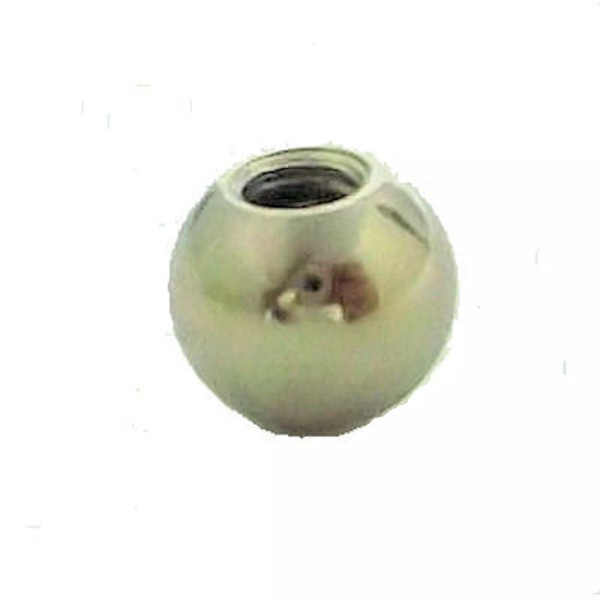 Lamp parts: Lot of 2...3/8" nickel-plated ball with 8-32 screw