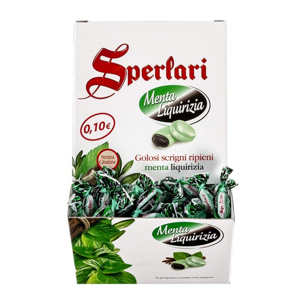 Sperlari - Hard Candy Mint and Licorice - Box of 200 Pieces