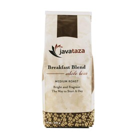 Breakfast Blend Whole Bean Coffee 12 oz. - Fairly Traded, Naturally Shade Grown (Whole Bean)