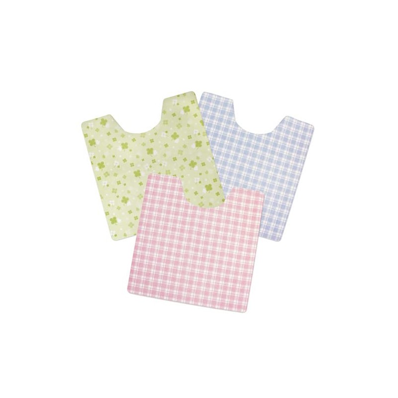 Frontier Toilet Floor Deodorizer Sheets, Disposable, Pink, Checkered, 1 Pack