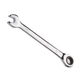 Vokenforu 12mm Ratchet Spanner, Ratcheting Combination Wrench, Hardened Chrome Vanadium Steel Open End Spanner Metric