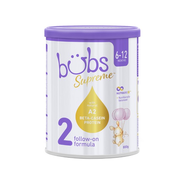 Bubs Supreme Stage 2 Follow-on Formula 6 - 12 Months 800g
