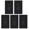 Digi 20 Amp GFCI Outlet Duplex Receptacle with LED Indicator