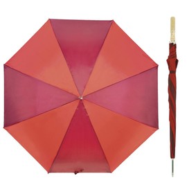 A2Z Golf Umbrella Windproof Canopy Super Deluxe Auto Open Wooden Handle Sun Protected Stormproof Wind Resistant Outdoor Sports Travel Portable Shade Storm Stick Assorted Colour 45inch Large Brolly