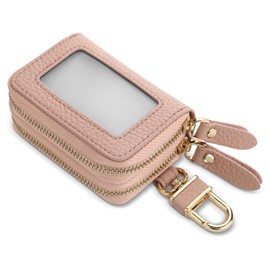 Dockii Smart Key Case, Genuine Leather, Men's and Women's, Cover Type, Key Holder, Cowhide Leather, Smart Key, Car Key Case, Cute, Embossed Leather, Carabiner Included, Key Ring, Chain, Made in Japan