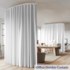 CBSRORO Room Divider Curtains Set White Curtain Ceiling Track with