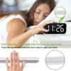 SZELAM Digital Clock Large Display, LED Electric Alarm Clocks Mirror