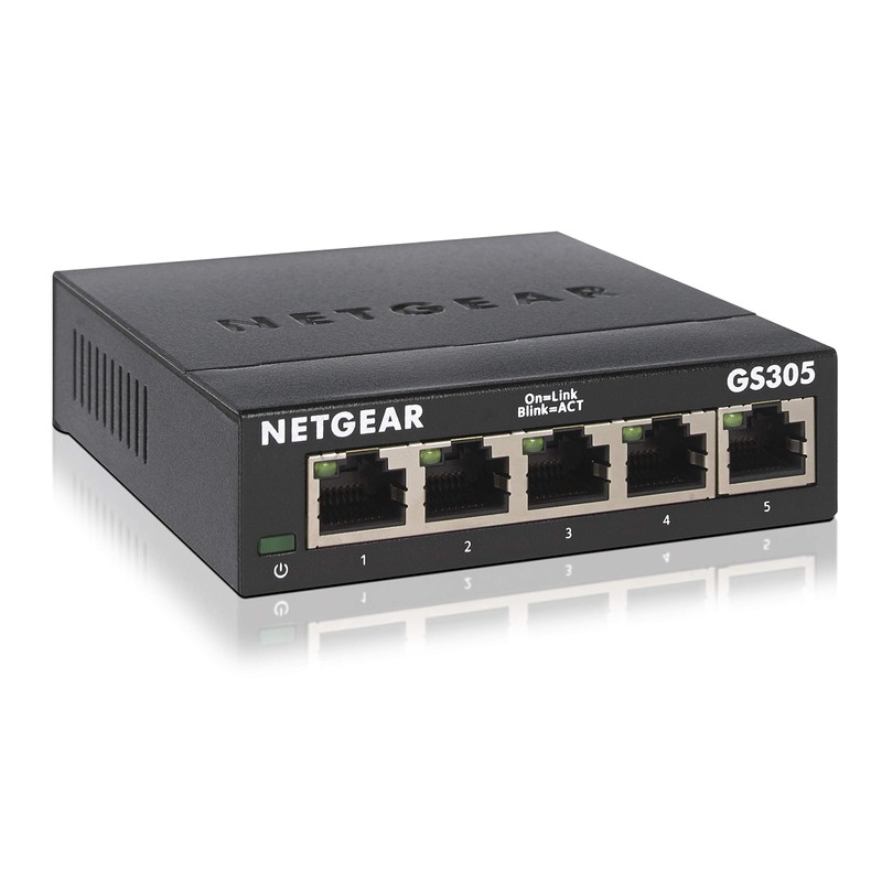 NETGEAR SOHO 5-Port Gigabit Unmanaged Switch GS305-300AUS