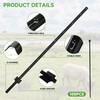 LYDTICK 10Pack Fence Posts 4.8Ft in Bulk, Metal Fence Stakes