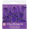 Wilton 12-Piece Easter Mini Metal Cookie Cutter Set