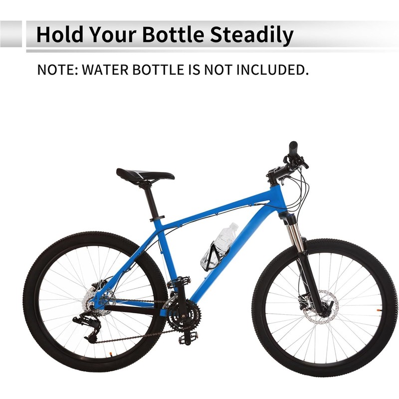 Liyquint Durable 2-Pack Bike Water Bottle Holders with Screws Tool,