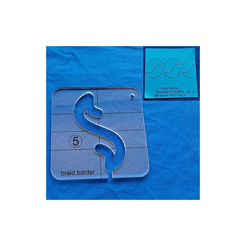 Free Motion Quilting Ruler Template Set for Household Sewing Machine