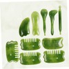 Healifty 1 Set 10pcs Gua Sha Massage Board Scalp Comb