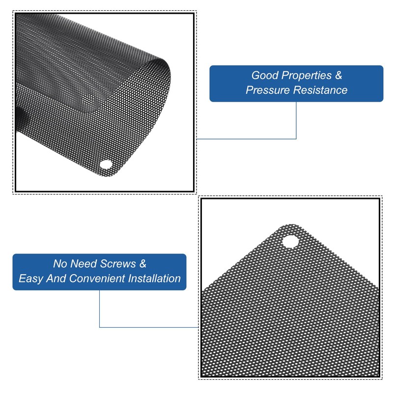 sourcing map 20PCS PC Dust Filter, 140mmx140mm PVC Computer Case