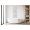 KASARO Peel and Stick Backsplash Shell Tiles, Mother of Pearl