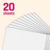 20 Sheets - 350g A4 Cardboard Paper White Thick Paper