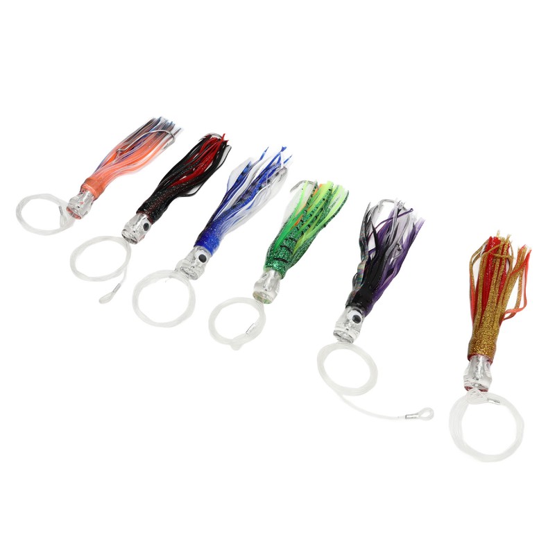 6pcs 25cm Saltwater Trolling Lure Saltwater Casting and Trolling Swimbait