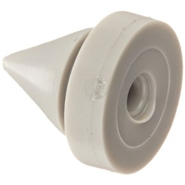 Rockwood 608 DuraFlex Rubber Door Silencer for Metal Door, 1/2" Diameter x 5/8" Length, Gray (Carton of 100)