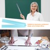 sourcing map 2pcs Folding Straight Ruler 30cm Metric Aluminum Alloy