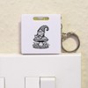 Azeeda 'Gnome & Toadstool' Keyring Tape Measure/Spirit Level Tool (KM00038472)