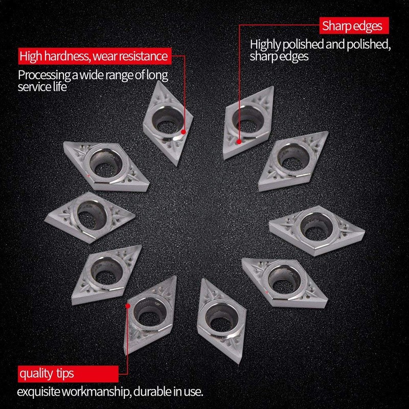 YWBL-WH DCGT070204-AK Carbide Inserts CNC Reversible Plates Blade Lathe Tool