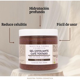 Gel Exfoliante De Café Tostado Anti-celulitis 250ml