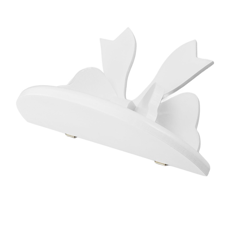 Wooden Bow Shelf Cute Bow Nordic Style Tie Shape Density