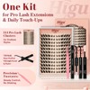Fox Eye Lash Clusters Kit, Wispy Lash Clusters