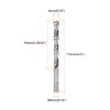 sourcing map 3pcs Brad Point Drill Bit 8mm(5/16") Dia Straight