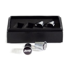 EDI Jeep Metal Tire Valve Stem Caps - Tapered