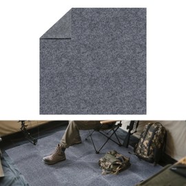 6' X 6' Floor Mat for Hunting Blind Platform, Hunter Floor Mat for Deer Blinds for Hunting Platform, Wear Resistant Polyester Felt Fabric, Use with Chairs, Dampen Sound, Anti-Slip, Keep Warm